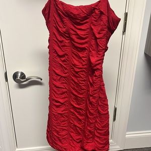 PERFECT CONDITION RED WONSOR OPEN BACK DRESS XS